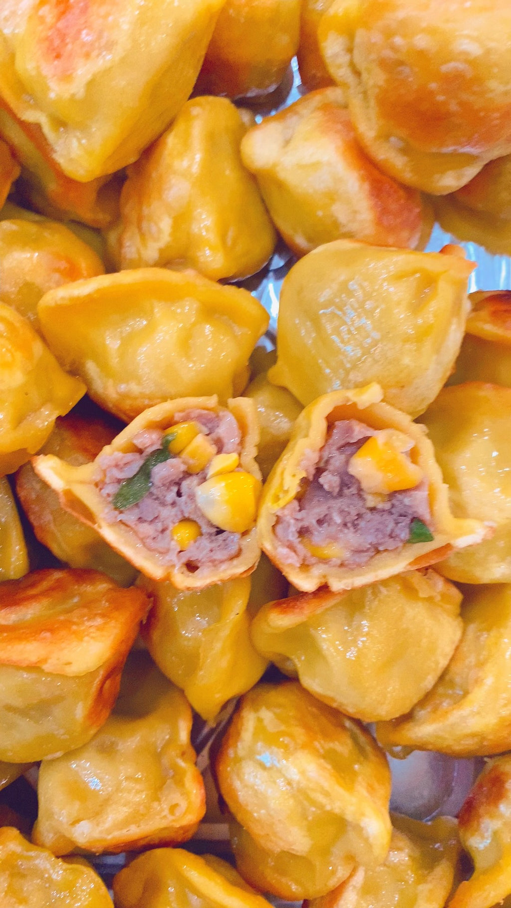 Pan Fried Chicken& Corn Dumpling 25 pieces